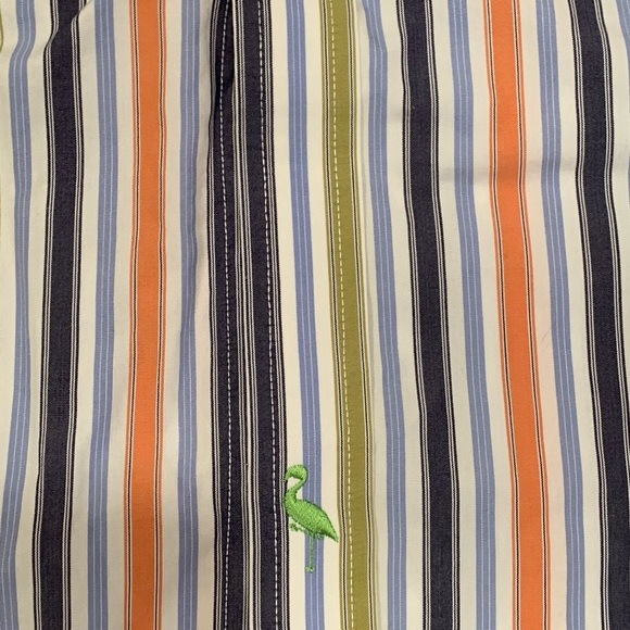 Tailorbyrd Striped Long Sleeve Dress Shirt Size XL - Picture 5 of 6